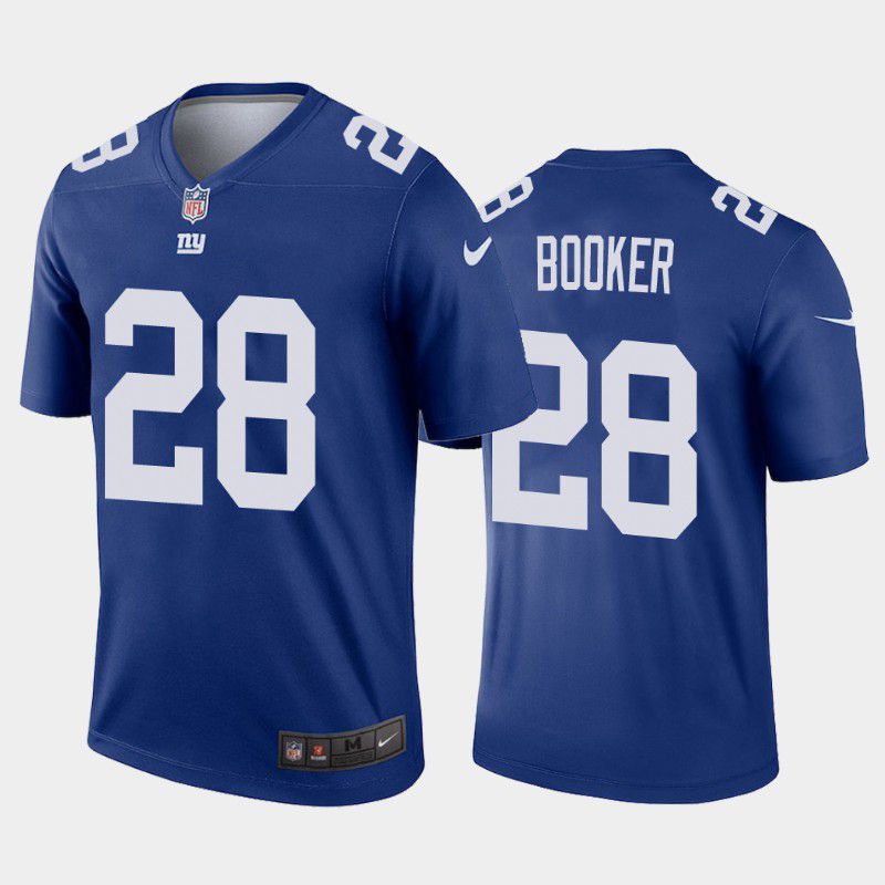 Men New York Giants #28 Devontae Booker Nike Royal Legend NFL Jersey->new york giants->NFL Jersey